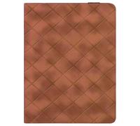 Borsa per tablet PC, custodia per Samsung Galaxy Tab S9 Plus 12.4 Inch 2023 X810/X816B/X818U Tablet PC Cases Adjustable Fixing Strap Card Slot Case Shockproof Bracket Type Protective Cover(Brown)
