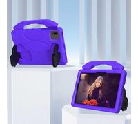 Borsa per tablet PC, custodia protettiva leggera e resistente agli urti in EVA For Tablet Samsung Galaxy Tab S9 FE SM-X510/SM-X516 da 11 pollici, con manico e supporto, adatto ai bambini(Purper)
