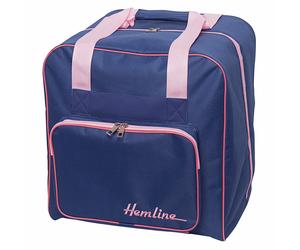 Borsa Per Taglia-Cuci Hemline - Navy/Pink - Custodia Imbottita Per Cucito