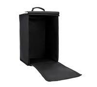 Borsa per tamburo rettangolare per il trasporto di esercizi, borsa nera con spallacci e dimensioni 33 x 33 x 52 cm per stanze musicali, borsa per tamburo Cajon, zaino a percussione