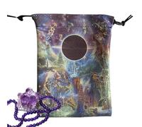 Borsa Per Tarocchi 13x18 cm in Velluto Morbido con Cordino, Divinatori