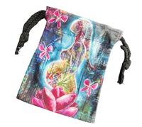 Borsa per tarocchi, borsa per tarocchi, borsa per riporre dadi con coulisse, organizer per carte di tarocchi con motivo donna , borsa da imballaggio per gioielli, porta carte da regalo, Colori