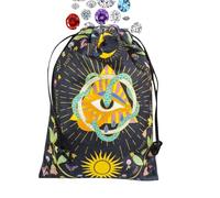 Borsa per tarocchi - Custodia con coulisse per riporre i dadi, per divinazione, organizer per gioielli, dadi di , gingilli per principianti, adulti e appassionati di divinazione
