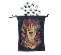 Borsa per tarocchi, custodia per dadi con coulisse, organizer protettivo per divinazione, per dadi con rune di, per appassionati di principianti, adolescenti, adulti, viaggi e