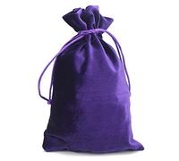 Borsa per tarocchi in velluto - Borsa per carte di tarocchi & borsa a dadi, cordino per giocare a carte, gioco di tarocchi Rider Waite carte Oracle Bijoux(Purple)