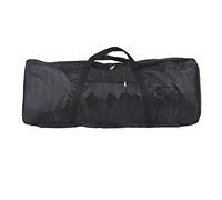 Borsa per Tastiera da 76 Tasti, Custodia Morbida per Tastiere in Tessuto Oxford Nero per Organo Elettronico, Tasca Esterna per Cavi, Pedali, Libri, Portatile e Protettiva
