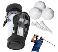 Borsa per tè multifunzione per la conservazione della pallina da golf, organizzatore di resistente all'usura | Portautensili divot in tee divot, gruppo marcatore a sfera, compact course