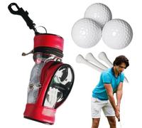 Borsa per tè multifunzione per la conservazione della pallina da golf, organizzatore di resistente all'usura | Portautensili divot in tee divot, gruppo marcatore a sfera, compact course