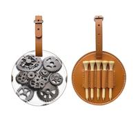 Borsa per tee da golf con ingranaggi meccanici, facile da trasportare e più efficiente nel giocare a golf