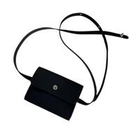 Borsa per tee da golf, leggera tasca portaoggetti per palline da golf, alla, custodia portatile per palline da golf con regolabile per corsa, escursionismo, viaggi, Nero