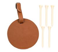 Borsa per tee da golf - Supporto per borse per tee da golf | Supporto sicuro per palline da golf | Borsa portaoggetti per tee da golf | Accessori da golf | Portabigrafi con clip per Bo