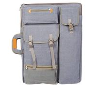 HEEPDD Borsa per tela da disegno, 4K Grande funzione di moltiplicazione 66 x 50 cm Borsa da esterno impermeabile per lavagna da disegno per disegnare schizzi di pittura(Grigio)