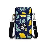 Borsa per telefono a tracolla - Borsa per telefono a tracolla impermeabile con cerniera - a mano per cellulare con mini carte a portafoglio con borse da donna a spalla di credito per lo sport