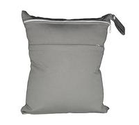 Borsa per tiralatte bagnata e asciutta, borsa da viaggio impermeabile, riutilizzabile per pannolini con cerniera, tasche con cerniera, borse bagnate, borse bagnate, articoli per bambini sporchi per