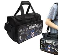 Borsa per Toolkit Da - 40x23x27 Cm Di Grande Capacità, Organizzatore Di Parrucchiere, Borsa per Spalla per Salone Resistente, Deposito Multiplo Tascabile | Porze Professionali per