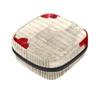 Borsa per tovaglioli igienici, pipa organo chiesa sfondo musicale primo periodo borsa kit per ragazze e donne, sacchetto per coppette mestruali femminili borse per tamponi mestruali Holde, Multicolore