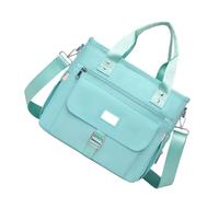 Borsa per trasporto dei pasti con tasche frontali e laterali, borsa da picnic isolata con tracolla per uso lavorativo, scolastico e picnic Borsa per i pasti riutilizzabile Borsa per pranzo Borsa