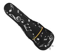 Borsa per Trasporto Ukulele Nera in Oxford Cloth Tracolle | Piccole Chitarre e Strumenti a Quattro Corde, Leggera, Manici per Viaggi e Concerti