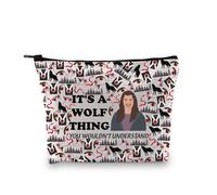 Borsa per trucchi a tema Jacob Lupo del Team Jacob Lover, idea regalo per fan del film, Non capirei 3uk, alla moda