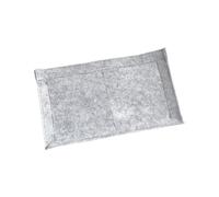 Borsa per trucchi Borsa da toilette Borsa da toilette Borsa cosmetica a tinta unita Organizer per trucco per la cura personale Beauty Borsa portatile, grigio, Bellezza di massa