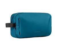 Borsa per trucchi con divisori - organizzatore compatto per trucchi da viaggio | Borse cosmetiche impermeabili per donne, divisori regolabili per la conservazione individuale, trucco portatile, Blu,
