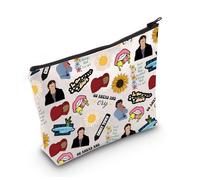 Borsa per trucchi con scritta "Go Ahead and Cry", motivo: American Heart Tour 2025, idea regalo per fan del cantautore americano, Vai avanti e piangi