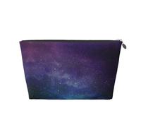Borsa per trucchi con stampa interstellare con universo con stelle e galassia, borsa da viaggio, organizer per il trucco, borsa impermeabile per donne e ragazze, Argento, Taglia unica, Beauty Case