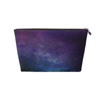 Borsa per trucchi con stampa interstellare con universo con stelle e galassia, borsa da viaggio, organizer per il trucco, borsa impermeabile per donne e ragazze, Oro, Taglia unica, Beauty Case