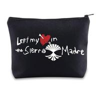 Borsa per trucchi con videogiochi Sierra Madre Lucky 38 Mr House Gifts Left My Heart in The Sierra Madre Videogioco Zipper Bag, Ha lasciato il mio Regno Unito