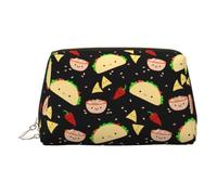 Borsa per trucchi da festa martedì, con divisore, borsa da toeletta da viaggio portatile, Oro, One Size