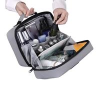 Borsa Per Trucchi Da Viaggio - Borsa Per Cosmetici Portatile, Custodia Per Trucchi Impermeabile, Organizer Per Cosmetici Di Grande Capacità Per Fidanzato, Marito, Viaggiatori, Ragazzi Adolescenti, Det