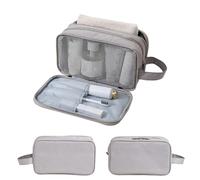 Borsa per Trucchi da Viaggio, Borse da Viaggio per Cosmetici, Borsa per Cosmetici per Separazione Dall'umido e Dall'asciutto, Borsa da Toilette Portatile, Borsa da Toilette da Viaggio Impermeabile per