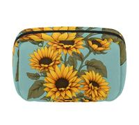 Borsa per trucchi da viaggio per donne, grande capacità organizer per trucco borsa ampia aperta, accessori per articoli da toeletta, pennelli per il giorno di San Patrizio, camion fattoria
