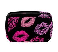 Borsa per trucchi da viaggio per donne, grande capacità organizer per trucco borsa ampia aperta, accessori per articoli da toeletta, pennelli per il giorno di San Patrizio, camion fattoria