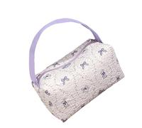 Borsa per trucchi extra large in schiuma a bolle per cosmetici, resistente all'acqua, organizer per articoli da toeletta, custodia antiurto per cosmetici, Bubble Viola Handhe, Taglia unica