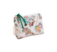 Borsa per trucchi in cotone trapuntato, portamonete, bella stampa, tasca da viaggio, adatta per varie occasioni, Candy