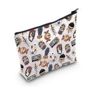 Borsa per trucchi in stile gotico, punk alternativo, rock band Concer Merch, borsa per cosmetici, idea regalo per la sua migliore amica, Gioca Crack the Sky