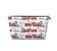 Borsa per trucchi in stile retrò, borsa per cosmetici da viaggio, borsa da trucco da donna, borsa per il trucco in pelle, borsa organizer per trucchi carina, Oro, Taglia unica