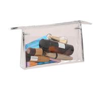 Borsa per Trucchi Trasparente Organizer Make Up Trasparente Impermeabile, | Pochette Porta Cosmetici con Cerniera Per Viaggio B