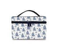 Borsa per trucco, borsa da viaggio, bicchiere da vino e cornice vintage a raggi solari, il gusto è come citazione delicata poesia, organizer decorativo portatile, valigetta professionale per cosmetici