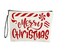 Borsa per trucco, borsa da viaggio, borsa per cosmetici di Natale, borsa per il trucco da esterno, organizer per il trucco, impermeabile, con tracolla, per le donne, We, b, vedi descrizione, Vedi