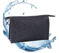 Borsa per trucco con grande capacità, borsa per il trucco con manico - Borsa da viaggio per trucco, borsa da viaggio impermeabile per articoli da toeletta in pelle PU con manico rimovibile per uso