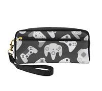 Borsa per trucco con stampa controller di gioco per le donne impermeabile borsa da toilette scuola ufficio viaggi uso quotidiano