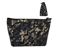 Borsa per trucco cosmetico da donna Borsa per matite per monete verde mimetico mimetico da caccia, custodia da viaggio per articoli da toeletta Custodia impermeabile per il trasporto con cerniera li