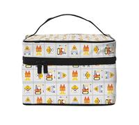 Borsa per trucco da operaio per attrezzature edili, borse cosmetiche carine per donne, borsa da toilette, grande borsa organizer da viaggio