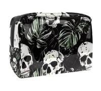Borsa per trucco da viaggio con motivo tartaruga marina blu onda borsa cosmetica in PVC borsa da toilette per donne e ragazze, Multicolore 4., 18.5x7.5x13cm/7.3x3x5.1in