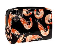 Borsa per trucco da viaggio con motivo tartaruga marina blu onda borsa cosmetica in PVC borsa da toilette per donne e ragazze, Multicolore 10., 18.5x7.5x13cm/7.3x3x5.1in