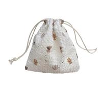 Borsa per trucco dal design cartoon Chiusura con coulisse Borse per accessori portatili Borsa per trasporto cosmetici multiuso per le donne