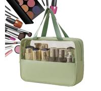 Borsa per trucco per donne con mirror beauty pennello kit da viaggio da viaggio per cosmetico sacchetti multifunzionali e cosmetici per donne borse da trucco per campeggio per campeggio per trucco cos
