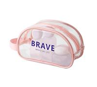 Borsa Per Trucco Trasparente Lavare A Secco E Umido Separazione Articoli Da Toeletta Cosmetici Fitness Nuoto Articoli Da Toeletta Resistenti All'acqua Cosmetici Nuoto In Spiaggia